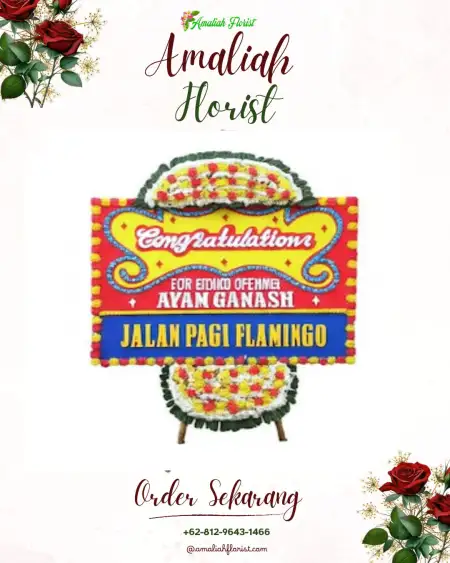 Sewa Papan Bunga Sayang Sayang